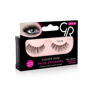 GOLDEN ROSE False Eyelashes And Adhesive GRTK 10